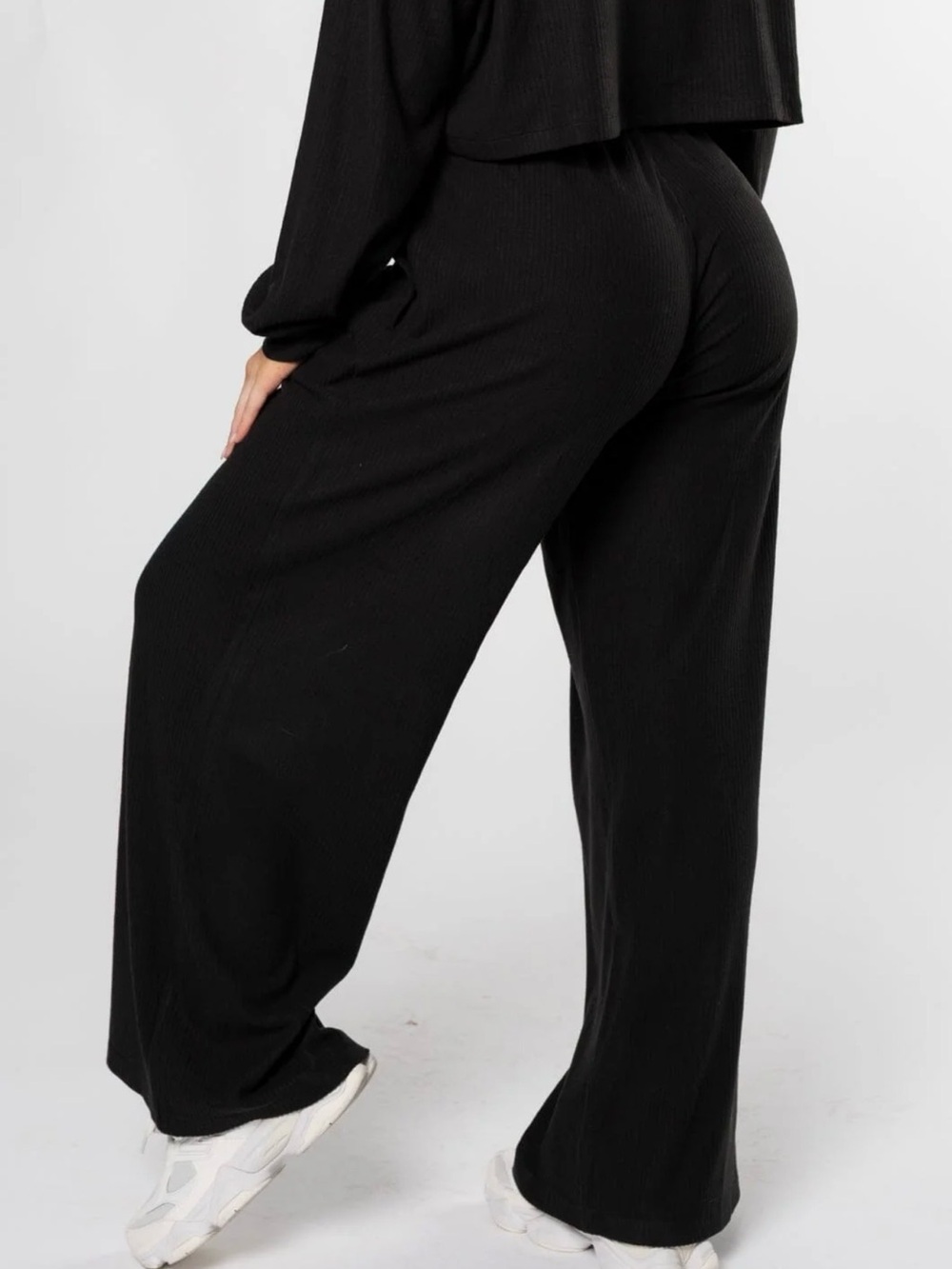 PARAGON Black Wide Leg Lounge Pants